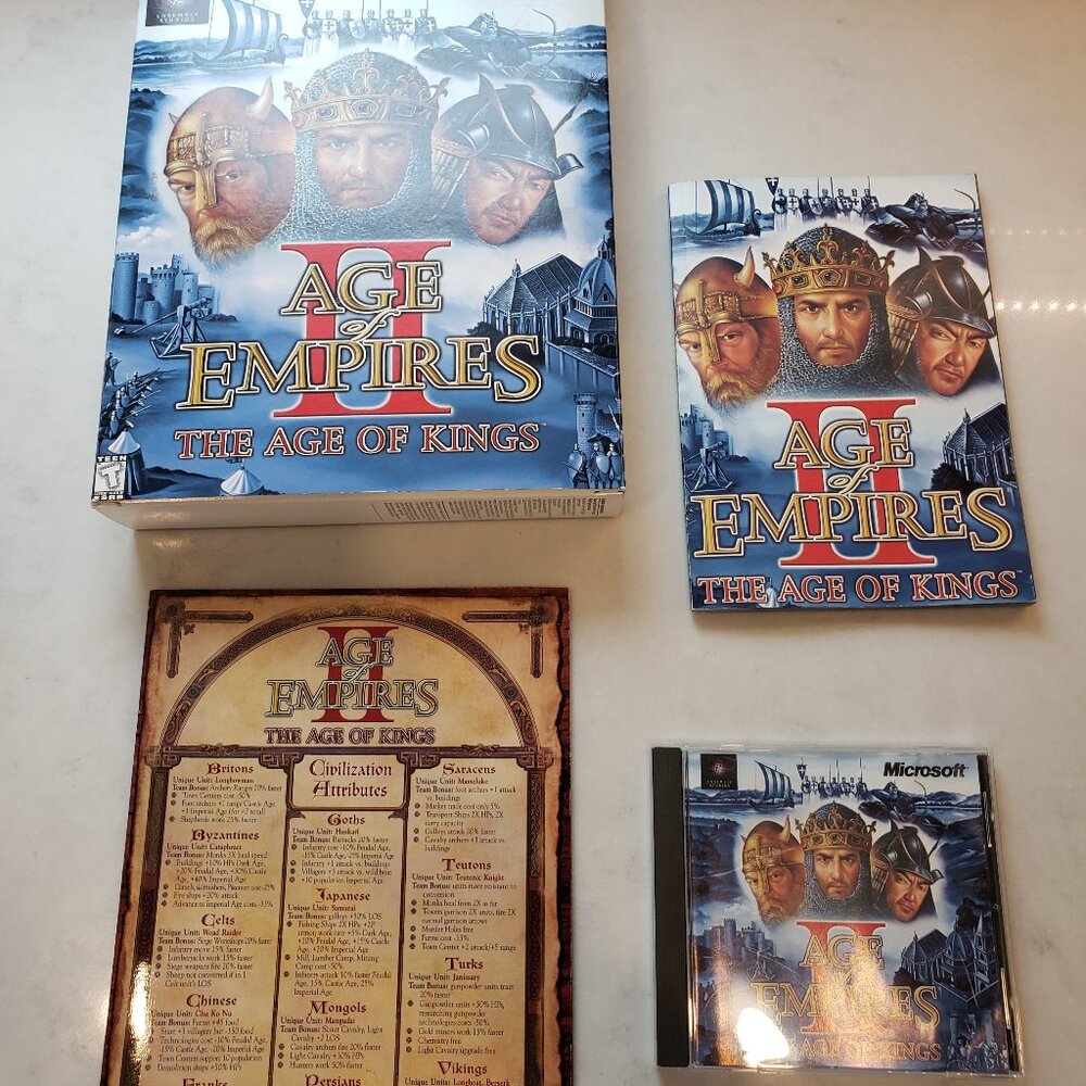 Microsoft Age of Empires II The Age of Kings PC Game